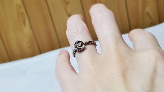 正規 ローリーロドキン マルチカラー クレセントムーン スター エングレイブド リング 10号 mixカラーサファイア SV925 < ブランド  正規 ローリーロドキン マルチカラー クレセントムーン スター エングレイブド リング 10号 mixカラーサファイア SV925 < ブランドの