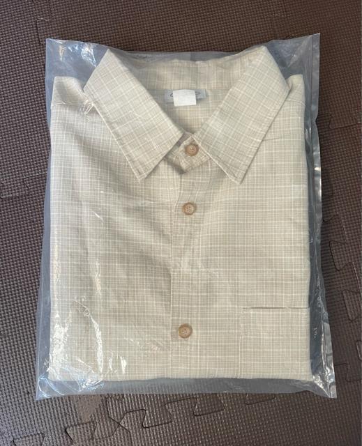 90's CALTOP キャルトップ  チェックシャツ 半袖 2XL ベージュ系 西海岸 チカーノ MADE IN USA製 美品 < 男性ファッション  90's CALTOP キャルトップ  チェックシャツ 半袖 2XL ベージュ系 西海岸 チカーノ MADE IN USA製 美品 < 男性ファッションの