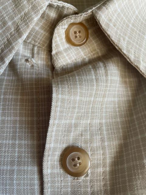 90's CALTOP キャルトップ  チェックシャツ 半袖 2XL ベージュ系 西海岸 チカーノ MADE IN USA製 美品 < 男性ファッション  90's CALTOP キャルトップ  チェックシャツ 半袖 2XL ベージュ系 西海岸 チカーノ MADE IN USA製 美品 < 男性ファッションの