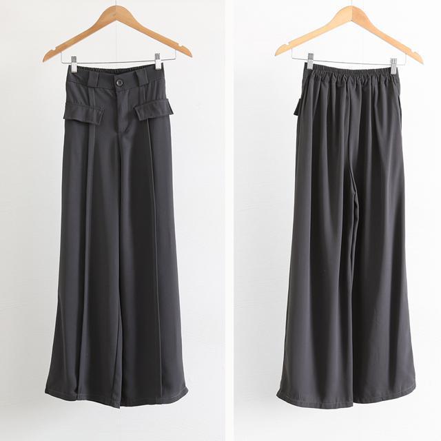 送料無料 新品 ワイドパンツ ハイウエストスラックス脚長 < 女性ファッション  送料無料 新品 ワイドパンツ ハイウエストスラックス脚長 < 女性ファッションの