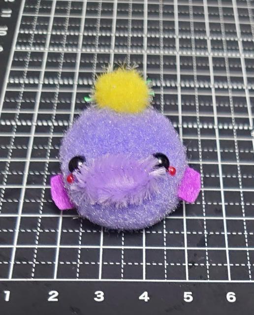 ハンドメイド♪ポンポンフェイスブローチ★海・水辺の生き物ver★チョウチンアンコウ < ペット/手芸/園芸 ハンドメイド♪ポンポンフェイスブローチ★海・水辺の生き物ver★チョウチンアンコウ < ペット/手芸/園芸の