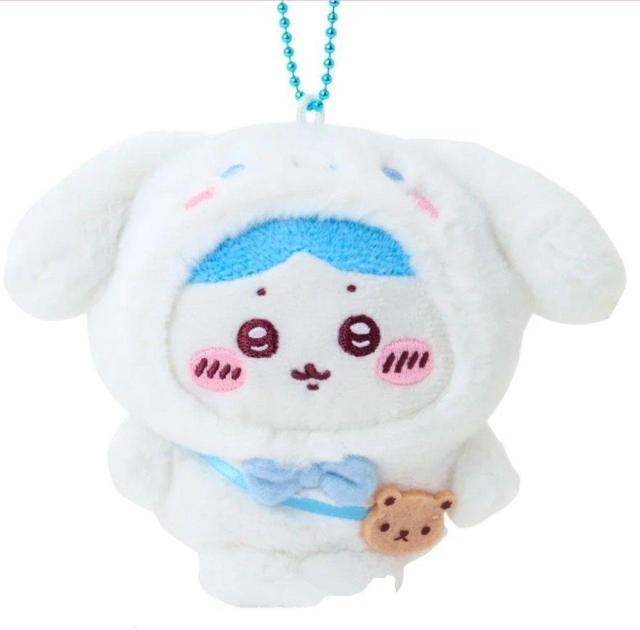 ☆シナモロール?ちいかわ(ハチワレ) マスコットホルダー☆ < おもちゃ ☆シナモロール?ちいかわ(ハチワレ) マスコットホルダー☆ < おもちゃの