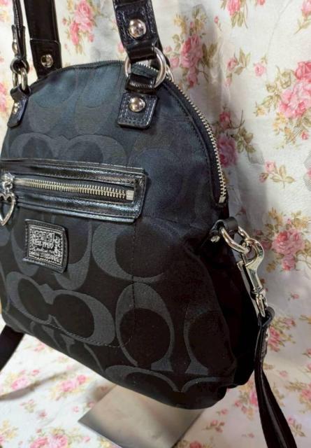 COACH ポピーシグネチャー フォルドオーバー クロスボディ ショルダーバッグ 正規品 < ブランド  COACH ポピーシグネチャー フォルドオーバー クロスボディ ショルダーバッグ 正規品 < ブランドの