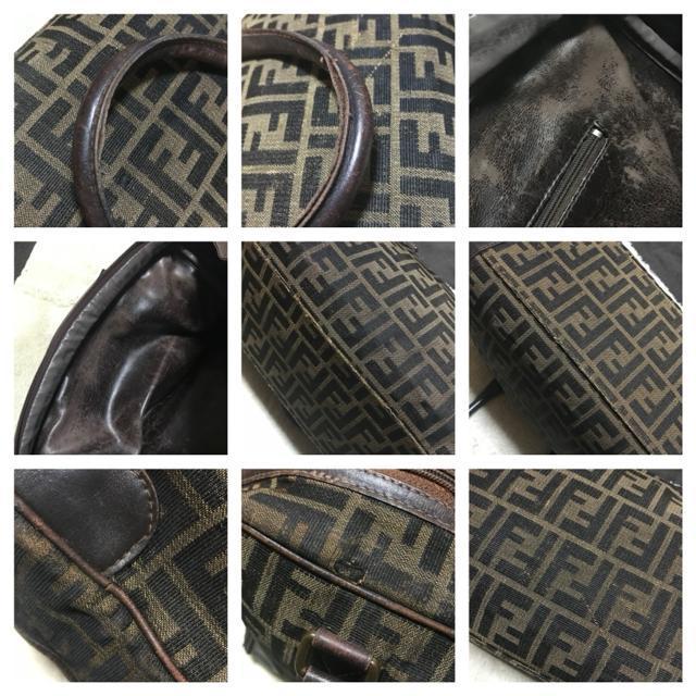 正規品 ヴィンテージ フェンディ ズッカ柄 ボストンバッグ ブラウン < ブランド  正規品 ヴィンテージ フェンディ ズッカ柄 ボストンバッグ ブラウン < ブランドの