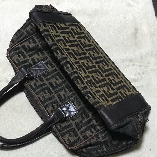正規品 ヴィンテージ フェンディ ズッカ柄 ボストンバッグ ブラウン < ブランド  正規品 ヴィンテージ フェンディ ズッカ柄 ボストンバッグ ブラウン < ブランドの