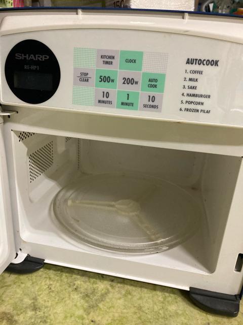 シャープ 電子レンジ 2002年製 レトロ < 家電/AV シャープ 電子レンジ 2002年製 レトロ < 家電/AVの