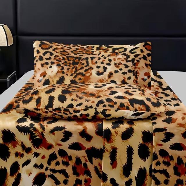 爆ヤス価格1890円★レオパードプリント フィットシーツ3点セット90×200cmフィットシーツ1枚 + 枕カバー2枚, 中綿なし < インテリア/ライフ 爆ヤス価格1890円★レオパードプリント フィットシーツ3点セット90×200cmフィットシーツ1枚 + 枕カバー2枚, 中綿なし < インテリア/ライフの