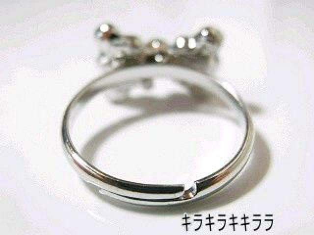 《New》ageha掲載★キラキラ*パヴェリボン・リング/指輪<レインボー>【箱付】 < 女性アクセサリー/時計  《New》ageha掲載★キラキラ*パヴェリボン・リング/指輪<レインボー>【箱付】 < 女性アクセサリー/時計の