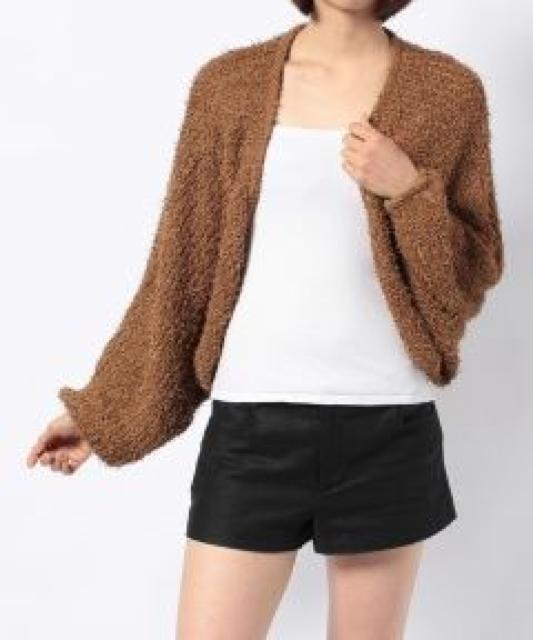 【LIP SERVICE/リップサービス】ボリューム起毛感♪シャギーショートボレロ ブラウン < ブランド 【LIP SERVICE/リップサービス】ボリューム起毛感♪シャギーショートボレロ ブラウン < ブランドの