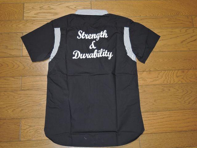 新品CALEEキャリーボーリングシャツS黒半袖刺繍ステッチ < ブランド 新品CALEEキャリーボーリングシャツS黒半袖刺繍ステッチ < ブランドの