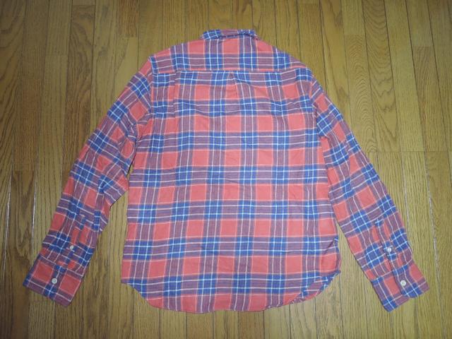 TMT ティーエムティー フランネル チェックシャツ M 赤青系 フランネル FLANNEL CHECK SHIRT < ブランド  TMT ティーエムティー フランネル チェックシャツ M 赤青系 フランネル FLANNEL CHECK SHIRT < ブランドの