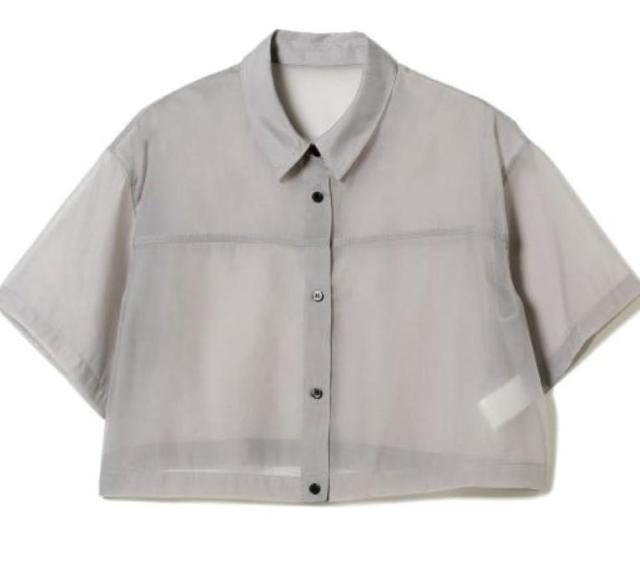 レディース オーガンジー ショート シャツ < 女性ファッション  レディース オーガンジー ショート シャツ  < 女性ファッションの