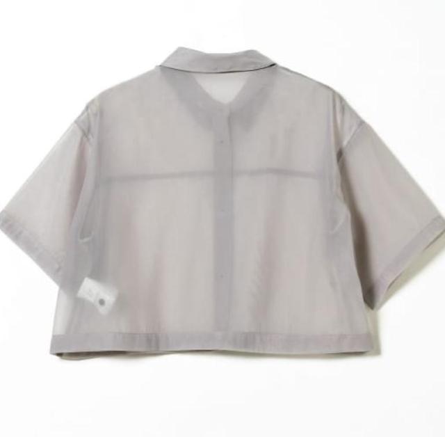 レディース オーガンジー ショート シャツ < 女性ファッション  レディース オーガンジー ショート シャツ < 女性ファッションの