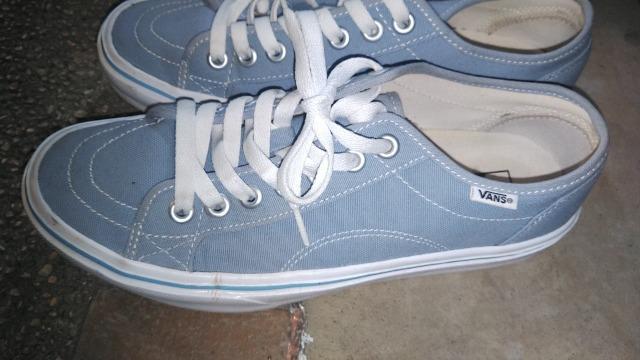 VANS ローカットスニーカー 27.5cm 難あり 水色?グレー? < 男性ファッション VANS ローカットスニーカー 27.5cm 難あり 水色?グレー? < 男性ファッションの