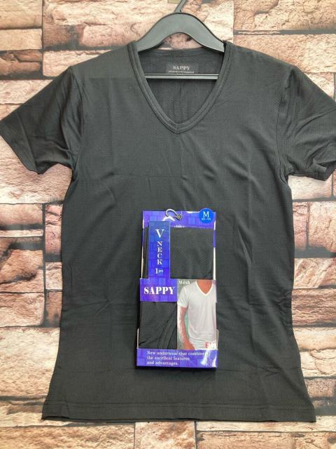 送料無料!洗練されたフォルムのメンズV首半袖シャツ【SAPPY】(ハニカムメッシュ&フェイクボーダーから)1枚 < 男性ファッション 送料無料!洗練されたフォルムのメンズV首半袖シャツ【SAPPY】(ハニカムメッシュ&フェイクボーダーから)1枚 < 男性ファッションの