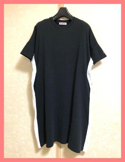 ☆ミルクフェド☆超美品☆完売サイドラインロゴ配色Tシャツカットソーワンピ☆ < ブランド  ☆ミルクフェド☆超美品☆完売サイドラインロゴ配色Tシャツカットソーワンピ☆ < ブランドの