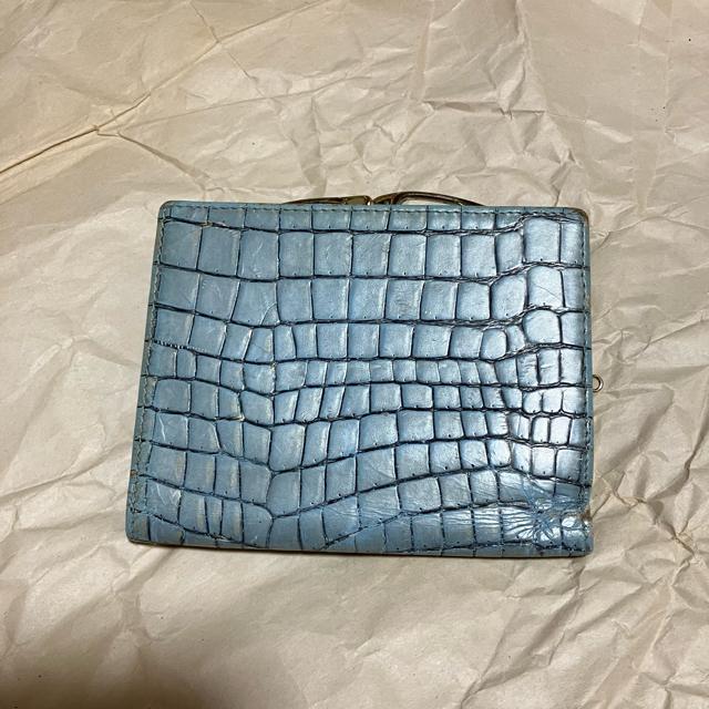【ヴィンテージ】【ANZAC】 クロコ/ がま口 / レザー 三つ折り財布 < 女性ファッション  【ヴィンテージ】【ANZAC】 クロコ/ がま口 / レザー 三つ折り財布 < 女性ファッションの