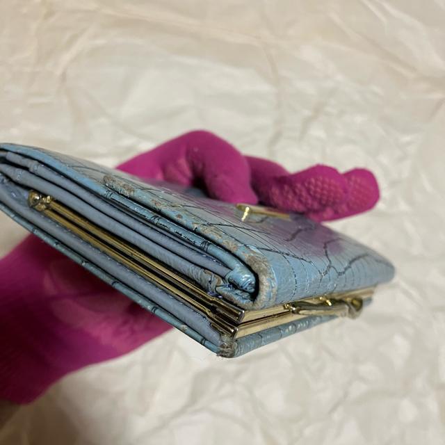 【ヴィンテージ】【ANZAC】 クロコ/ がま口 / レザー 三つ折り財布 < 女性ファッション  【ヴィンテージ】【ANZAC】 クロコ/ がま口 / レザー 三つ折り財布 < 女性ファッションの