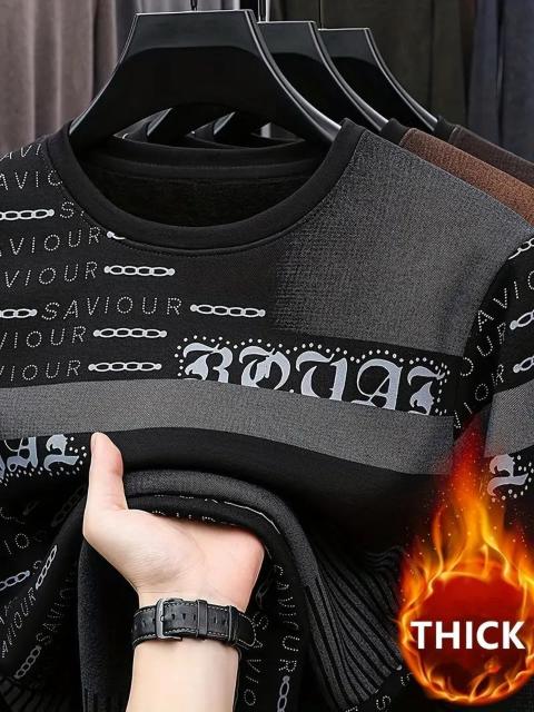 超お買い得2090円★メンズの厚手フリース裏地付きスウェットシャツ - "サベージ"プリント付きUSAサイズS(日本サイズL相当) < 男性ファッション  超お買い得2090円★メンズの厚手フリース裏地付きスウェットシャツ - "サベージ"プリント付きUSAサイズS(日本サイズL相当) < 男性ファッションの