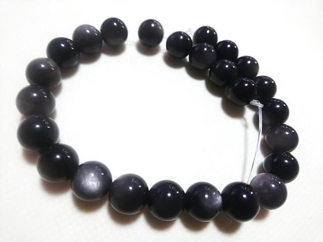 天然石★シルバーオプシディアン ラウンド8mm 半連 < 女性アクセサリー/時計 天然石★シルバーオプシディアン ラウンド8mm 半連 < 女性アクセサリー/時計の