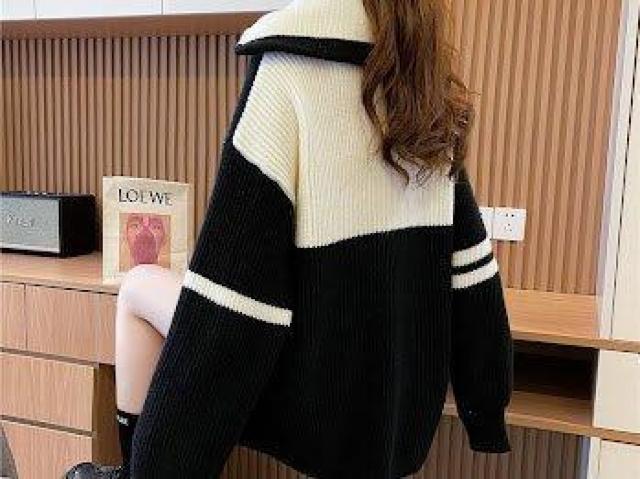 ビッグシルエットニット リラックス ニットセーター ブラック < 女性ファッション ビッグシルエットニット リラックス ニットセーター ブラック < 女性ファッションの