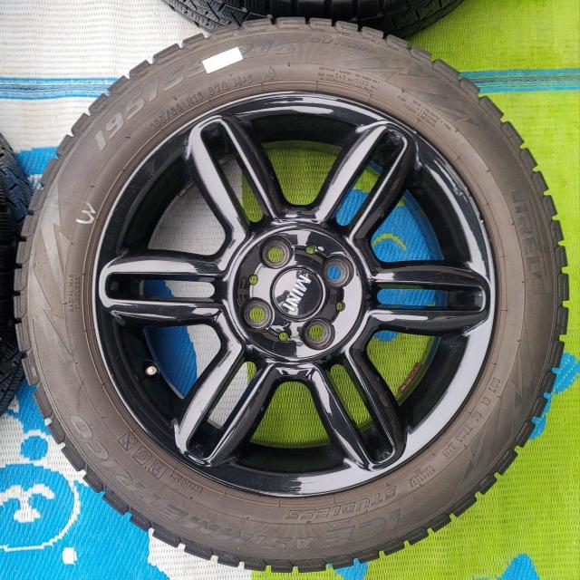 �y�ɏ���i] BMW MINI  F55 F56 JCW�����z�C�[��16�C���`6.5J+48 PCD100 4���X�^�b�h���X�^�C�� �� ������/�o�C�N