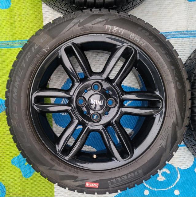 �y�ɏ���i] BMW MINI  F55 F56 JCW�����z�C�[��16�C���`6.5J+48 PCD100 4���X�^�b�h���X�^�C�� �� ������/�o�C�N