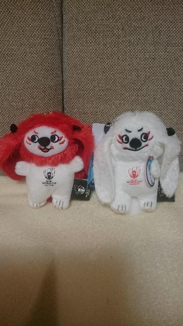 新品 ラグビーワールドカップ公式マスコット!レンジー2体セット < レジャー/スポーツ 新品 ラグビーワールドカップ公式マスコット!レンジー2体セット < レジャー/スポーツの