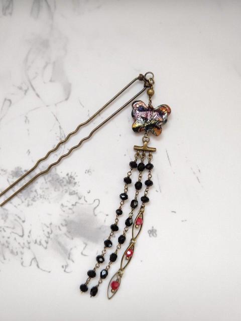 *揚羽蝶のかんざし*22048 < 女性ファッション *揚羽蝶のかんざし*22048 < 女性ファッションの