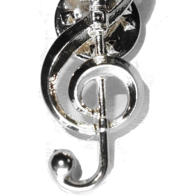 ガイコツマイク ト音記号 ピンバッジ バッジ ピンズ ピンブローチ ブローチ ラペルピン 銀色 シルバー色 < 男性アクセサリー/時計  ガイコツマイク ト音記号 ピンバッジ バッジ ピンズ ピンブローチ ブローチ ラペルピン 銀色 シルバー色 < 男性アクセサリー/時計の