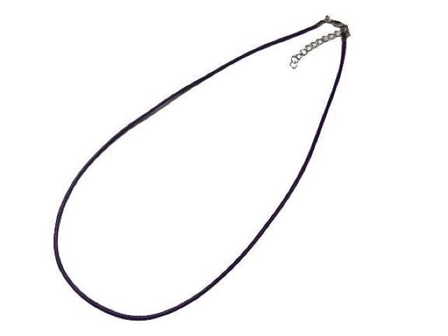 ネックレスのみ ディープパープル 2mm幅 長さ45cm 高強度 編み込みナイロン素材 レザー風 アクセサリー ペンダント メンズ < 男性アクセサリー/時計  ネックレスのみ ディープパープル 2mm幅 長さ45cm 高強度 編み込みナイロン素材 レザー風 アクセサリー ペンダント メンズ  < 男性アクセサリー/時計の