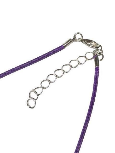 ネックレスのみ ディープパープル 2mm幅 長さ45cm 高強度 編み込みナイロン素材 レザー風 アクセサリー ペンダント メンズ < 男性アクセサリー/時計  ネックレスのみ ディープパープル 2mm幅 長さ45cm 高強度 編み込みナイロン素材 レザー風 アクセサリー ペンダント メンズ < 男性アクセサリー/時計の