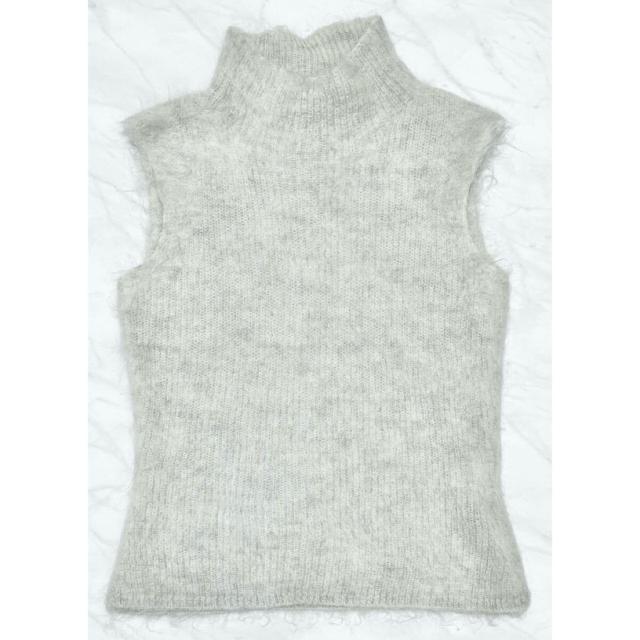 アンタイトルUNTITLEDノースリモヘヤニットセーター#9グレー < 女性ファッション アンタイトルUNTITLEDノースリモヘヤニットセーター#9グレー < 女性ファッションの