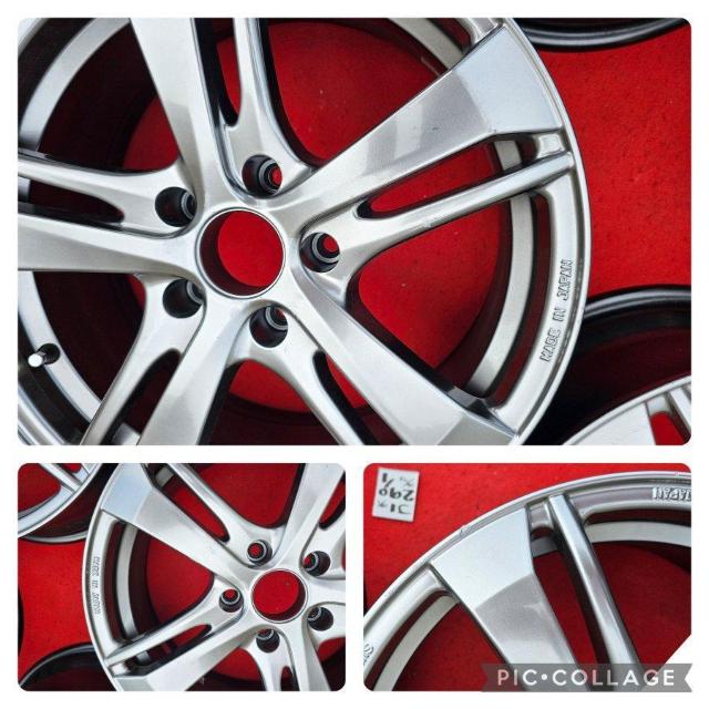 ブリヂストン SUVENCER AW5Sアルミホイール 17インチ7J+40 PCD114.3 ホイールのみ4本セツトプレウスα < 自動車/バイク ブリヂストン SUVENCER AW5Sアルミホイール 17インチ7J+40 PCD114.3 ホイールのみ4本セツトプレウスα < 自動車/バイク