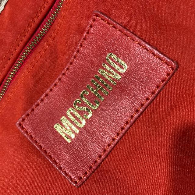 激レア モスキーノ MOSCHINO ナイロンブリーフケース レッド < ブランド  激レア モスキーノ MOSCHINO ナイロンブリーフケース レッド < ブランドの