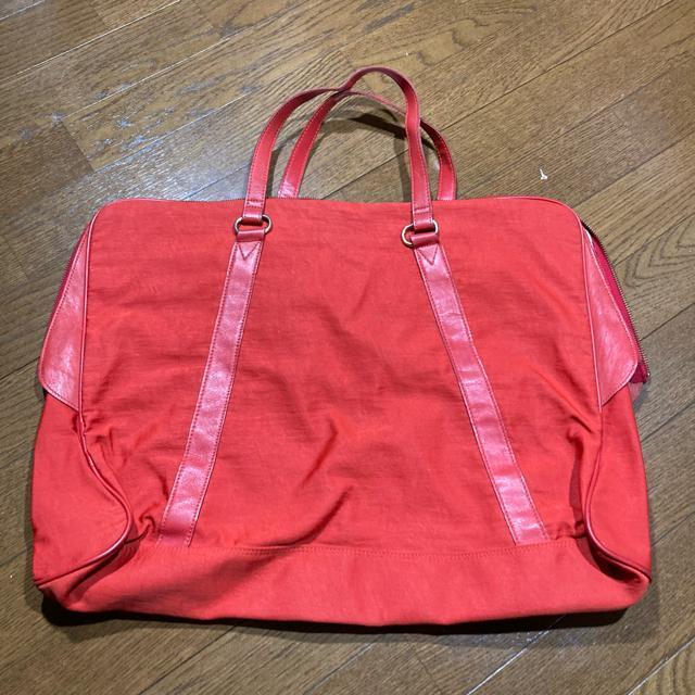 激レア モスキーノ MOSCHINO ナイロンブリーフケース レッド < ブランド  激レア モスキーノ MOSCHINO ナイロンブリーフケース レッド < ブランドの