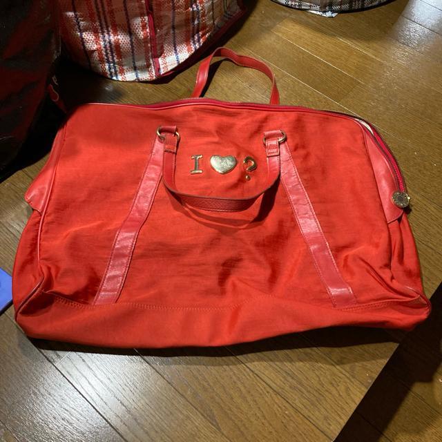 激レア モスキーノ MOSCHINO ナイロンブリーフケース レッド < ブランド  激レア モスキーノ MOSCHINO ナイロンブリーフケース レッド < ブランドの