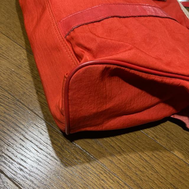 激レア モスキーノ MOSCHINO ナイロンブリーフケース レッド < ブランド  激レア モスキーノ MOSCHINO ナイロンブリーフケース レッド < ブランドの