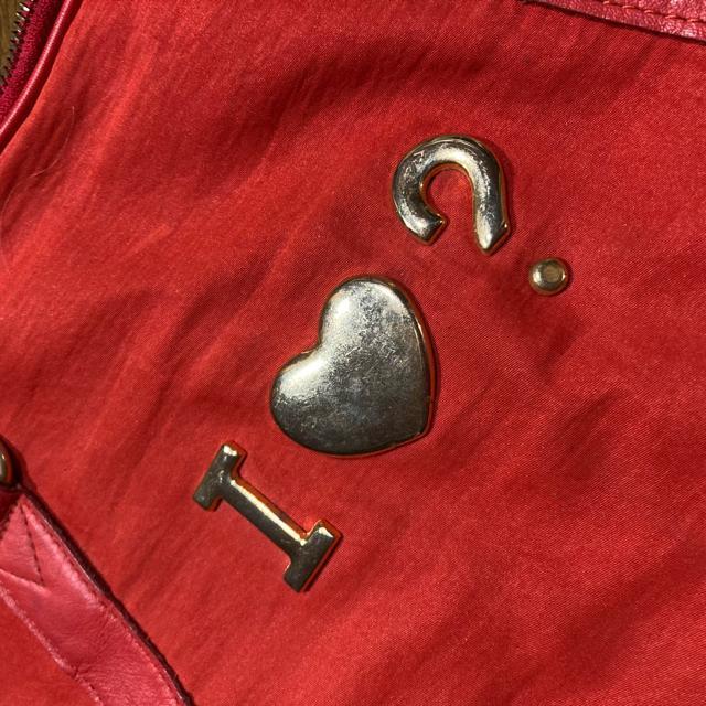 激レア モスキーノ MOSCHINO ナイロンブリーフケース レッド < ブランド  激レア モスキーノ MOSCHINO ナイロンブリーフケース レッド < ブランドの