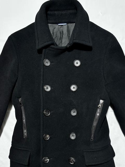 美品 junhashimoto ジュンハシモト 定価10万円程 カシミヤ 起毛 ウール ピーコート 日本製 ドメス 冬 アウター < ブランド 美品 junhashimoto ジュンハシモト 定価10万円程 カシミヤ 起毛 ウール ピーコート 日本製 ドメス 冬 アウター < ブランドの