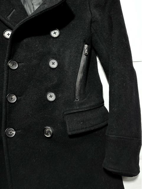 美品 junhashimoto ジュンハシモト 定価10万円程 カシミヤ 起毛 ウール ピーコート 日本製 ドメス 冬 アウター < ブランド 美品 junhashimoto ジュンハシモト 定価10万円程 カシミヤ 起毛 ウール ピーコート 日本製 ドメス 冬 アウター < ブランドの