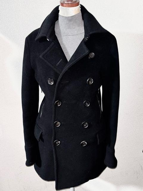 美品 junhashimoto ジュンハシモト 定価10万円程 カシミヤ 起毛 ウール ピーコート 日本製 ドメス 冬 アウター < ブランド 美品 junhashimoto ジュンハシモト 定価10万円程 カシミヤ 起毛 ウール ピーコート 日本製 ドメス 冬 アウター < ブランドの