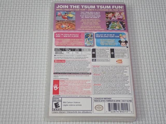 SWITCH★DISNEY TSUM TSUM FESTIVAL 海外版 北米版 < ゲーム本体/ソフト SWITCH★DISNEY TSUM TSUM FESTIVAL 海外版 北米版 < ゲーム本体/ソフトの