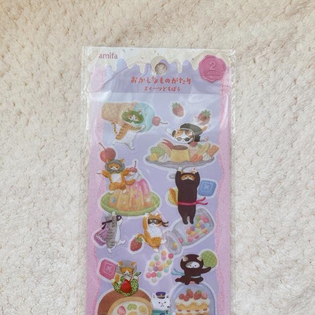 新品 スイーツどろぼう ねこ シール ステッカー デコ コラージュ シール帳 N2m < インテリア/ライフ 新品 スイーツどろぼう ねこ シール ステッカー デコ コラージュ シール帳 N2m < インテリア/ライフの