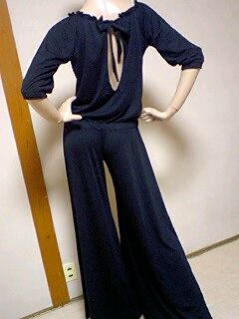 カッコイイ(^-^)LL3L4L5L6L†後スリット&オフショオールインワン < 女性ファッション  カッコイイ(^-^)LL3L4L5L6L†後スリット&オフショオールインワン < 女性ファッションの