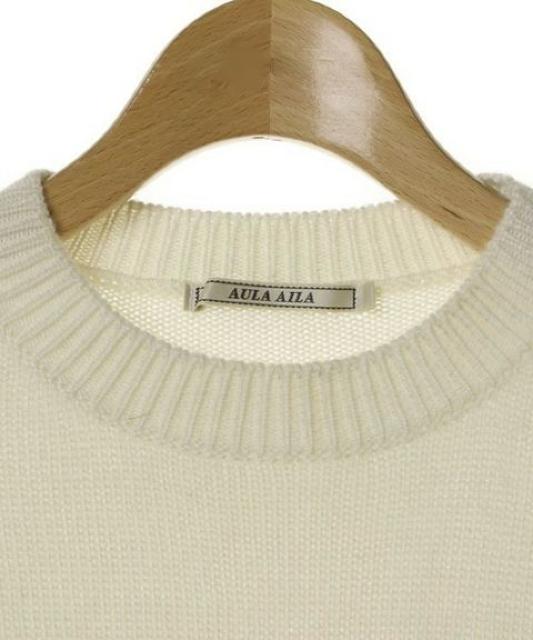 AULA AILAアウラアイラ☆白ニット < ブランド AULA AILAアウラアイラ☆白ニット < ブランドの