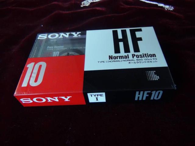 SONY ソニー HF10 ノーマルポジション カセットテープ TYPET!。 < 家電/AV  SONY ソニー HF10 ノーマルポジション カセットテープ TYPET!。 < 家電/AVの