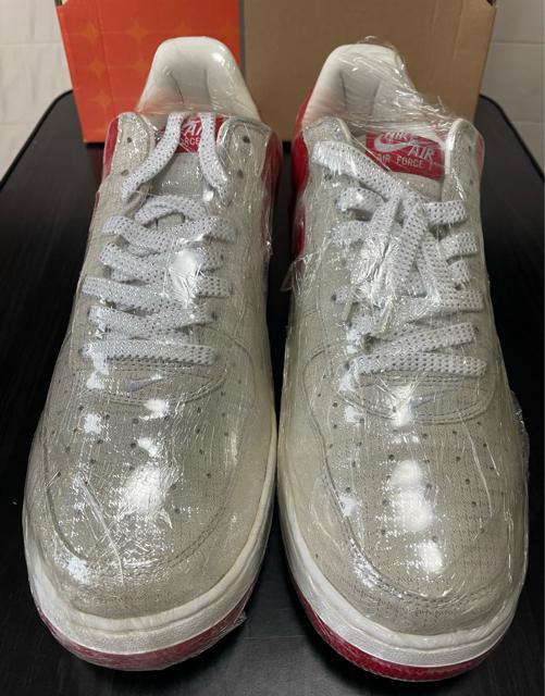 新品 クリスマス限定カラー NIKE AIR FORCE 1 LOW PREMIUM CHRISTMAS SILVER RED < ブランド  新品 クリスマス限定カラー NIKE AIR FORCE 1 LOW PREMIUM CHRISTMAS SILVER RED < ブランドの