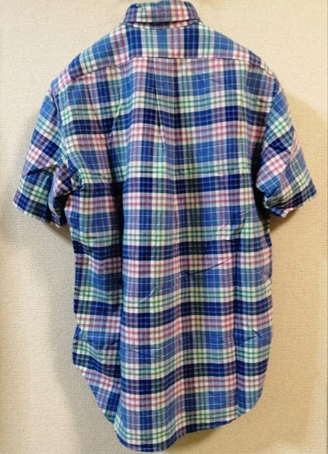 品薄★素敵★特価未使用に近いラルフローレンシャツチェックブルー系ワイシャツ半袖刺繍ロゴ大活躍好感度アップ清楚カットソー Tシャツ < 男性ファッション  品薄★素敵★特価未使用に近いラルフローレンシャツチェックブルー系ワイシャツ半袖刺繍ロゴ大活躍好感度アップ清楚カットソー Tシャツ < 男性ファッションの