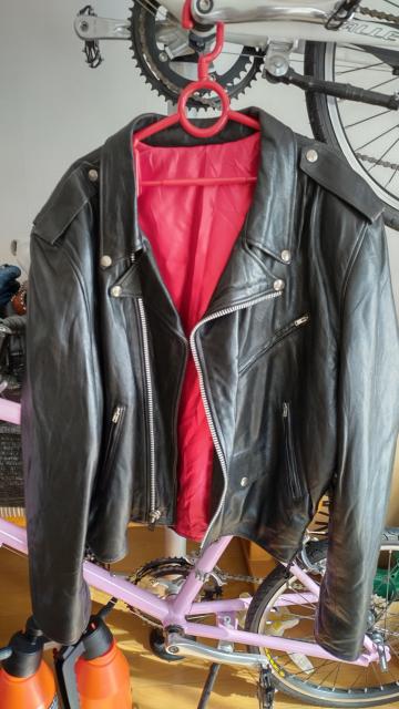 ☆ダブルライダースジャケット☆made in USA 本革 サイズ(LL〜3L) 美品 < 男性ファッション ☆ダブルライダースジャケット☆made in USA 本革 サイズ(LL〜3L) 美品 < 男性ファッションの